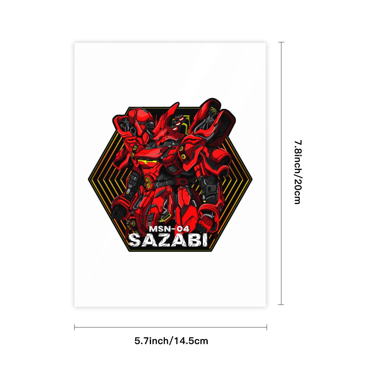 Amazon.co.jp: クリスタルステッカー ネオ ジオンガンダム シャア